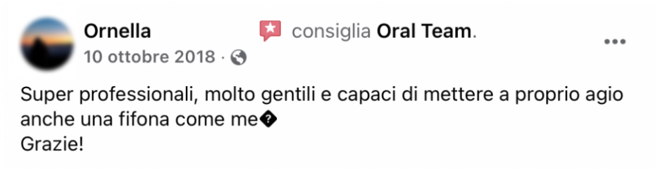 Il dentista fa male? Da Oral Team la paura del dentista diventa un ricordo!